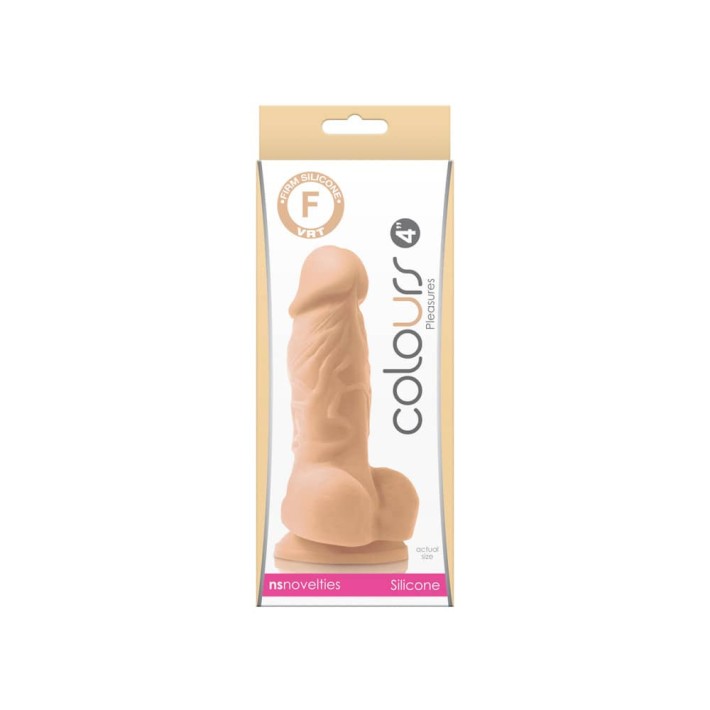 Dildo Realistic Colours Pleasures, Natural, 10 Cm 2