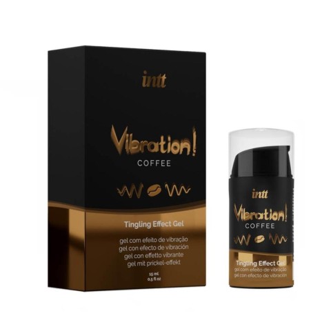 Intt, Gel Stimulant Cu Aroma Cafea Vibration, 15 Ml, pasiune.ro