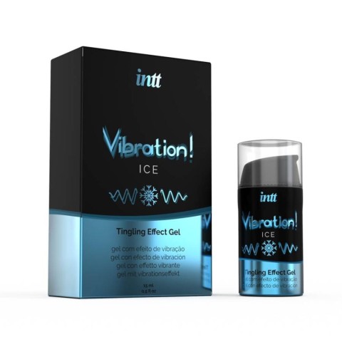 Intt, Gel Stimulant Cu Aroma Racoritoare Ice Vibration, 15 Ml, pasiune.ro