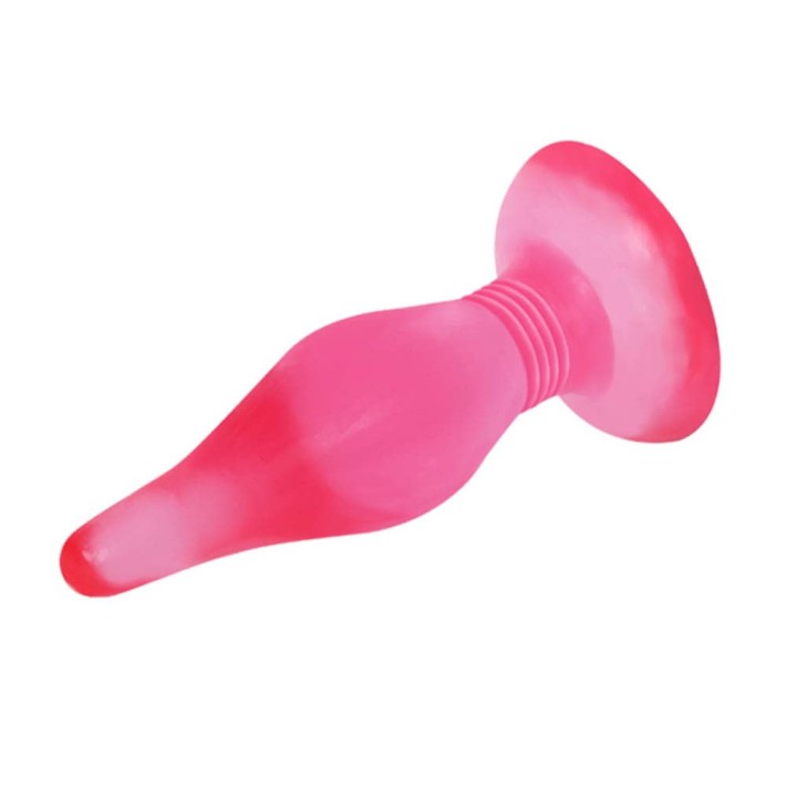Dop Anal Clasic Jelly Lybaile, Roz, 14 Cm 2