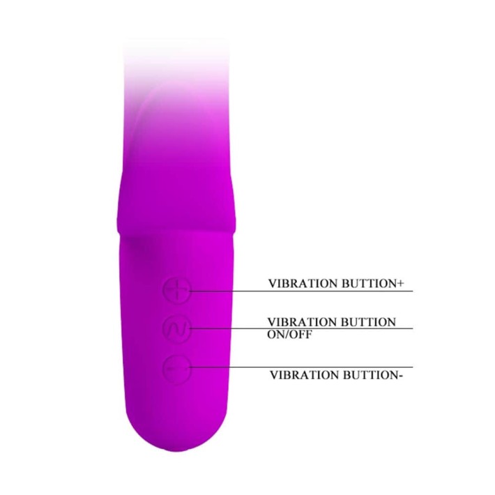 Vibrator Rabbit Humphray, Violet, 16.5 Cm 2