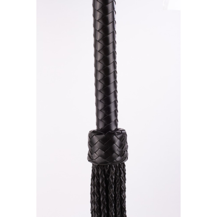 Kid Handle Kid Leather Braided Tails Black 3