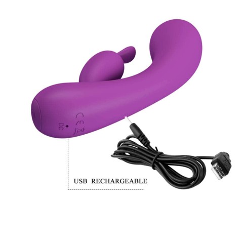 Pagina 3 - Pretty Love, Vibrator Rabbit Grace, Mov, 16.5 Cm, pasiune.ro