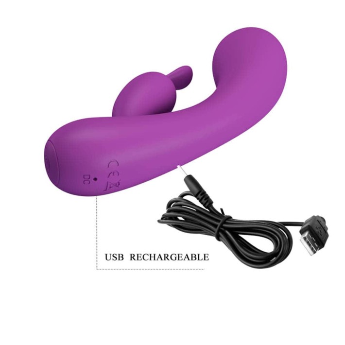 Vibrator Rabbit Grace, Mov, 16.5 Cm 2