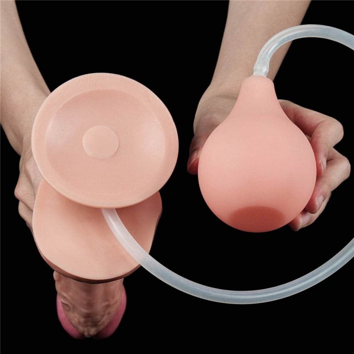 Dildo Clasic Cu Functie Ejaculare Squirt Extreme, Natural, 28 Cm 3