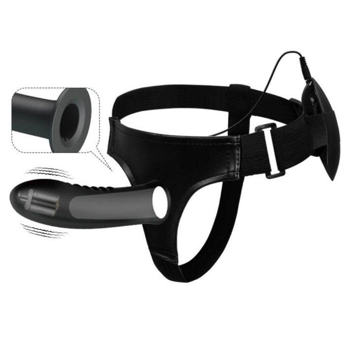 Strap-on/extensie Penis Cu Vibratii Myron, 18 Cm 11