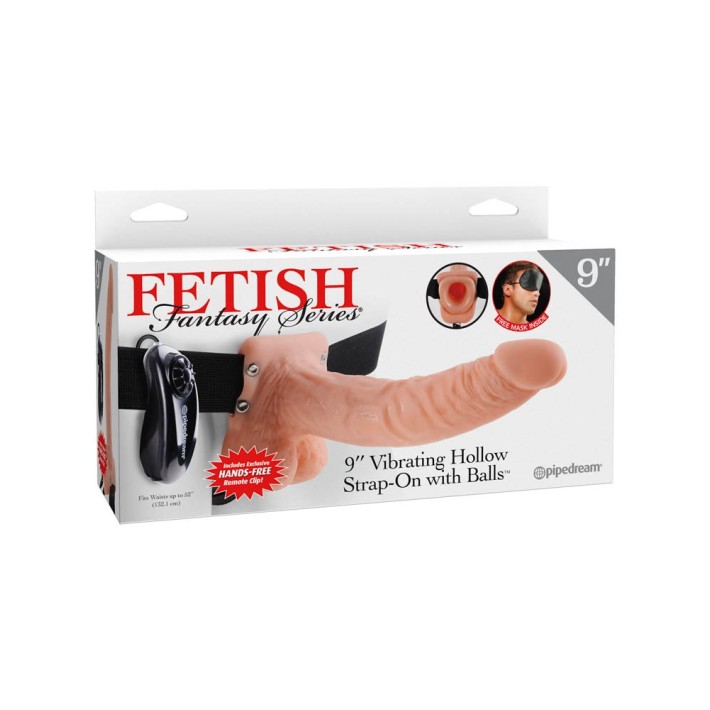 Strap-on/extensie Penis Cu Vibratii, Natural, 23 Cm 5