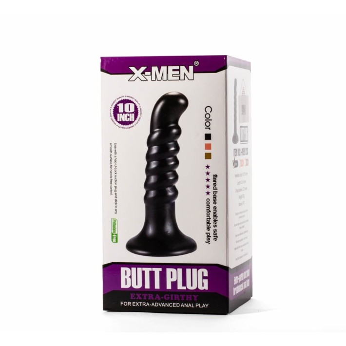Dop Anal Extra Girthy Iv, Negru, 25 Cm 4