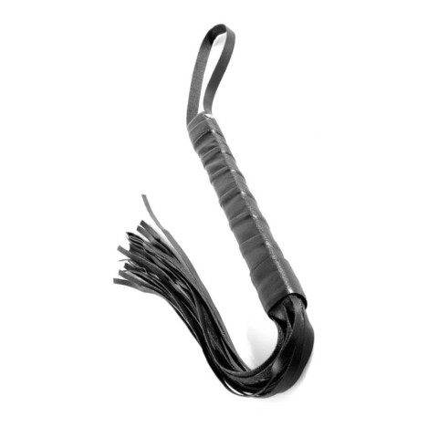 Fetish SM, Bici First Time Flogger, Negru, 24 Cm, pasiune.ro
