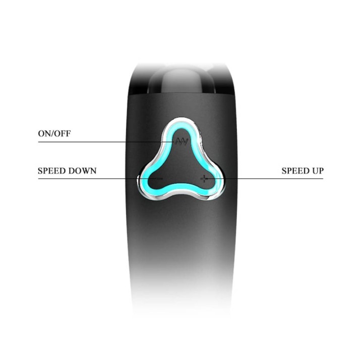 Vibrator Bagheta Body Wand, Negru, 25 Cm 2