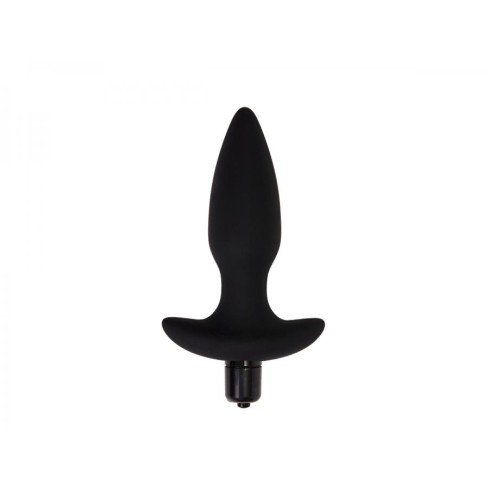 anal, Plug Anal Cu Vibratii Hati Negru, pasiune.ro
