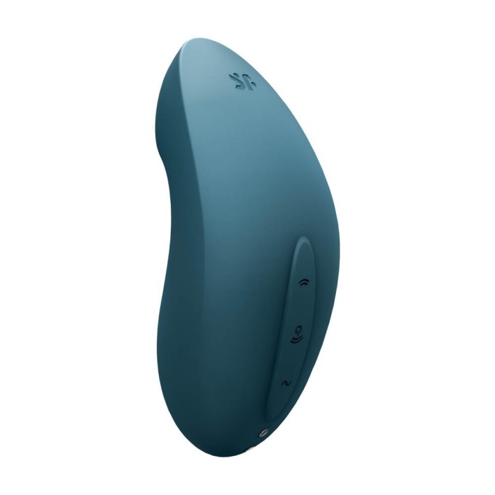 Vibrator Clitoridian Vulva Lover 2, Albastru Petrol 6