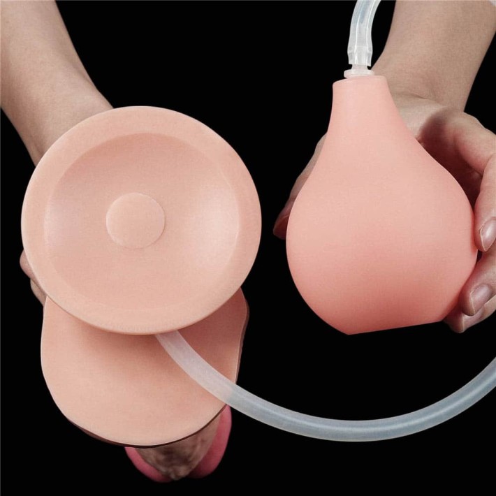 Dildo Clasic Cu Functie Ejaculare Squirt Extreme, Natural, 25 Cm 9