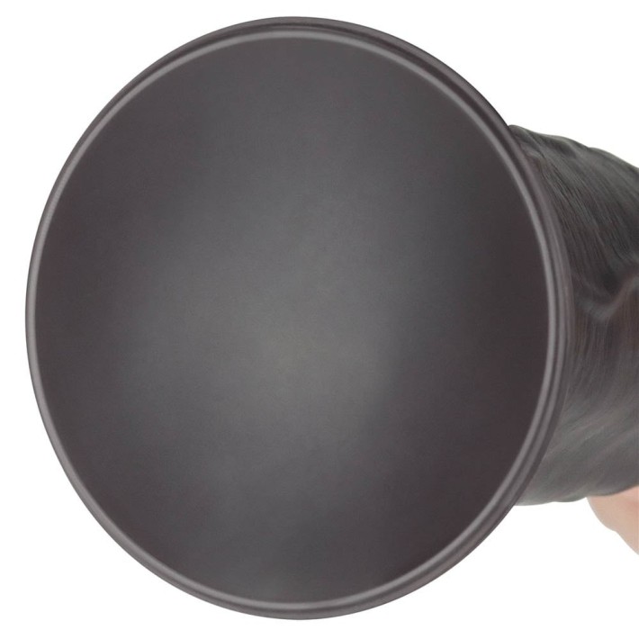 Vibrator Realistic Cu Rotatii Dual Layered Silicone Rotator, Brun, 20.5 Cm 4